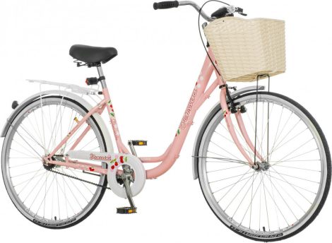 Venssini Diamante 26 rózsaszín női városi kerékpár