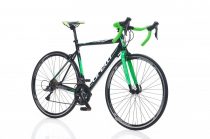  Corelli Boalva RC200 könnyűvázas országúti kerékpár 52 cm Fekete-Zöld