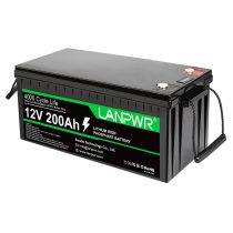 LANPWR 12V 200Ah LiFePO4 lítium akkumulátor