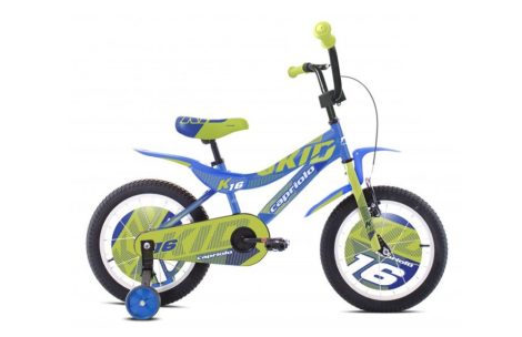 Capriolo Kid 16" gyerek kerékpár Kék-Zöld